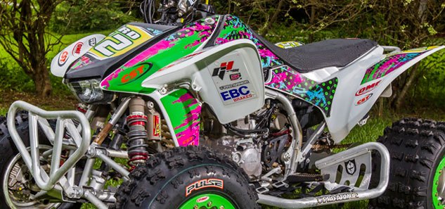 tips for the aspiring atv racer from an aspiring racer, Anna Byrd TRX450R Graphics