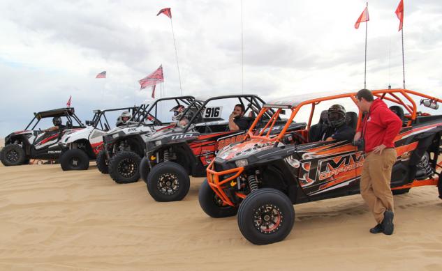 2014 utv industry ride report, 2014 UTV Industry Ride RZRs in Line