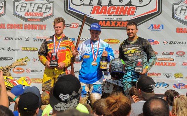 fowler races to checkers at maxxis general gncc, Maxxis General GNCC XC1 Podium