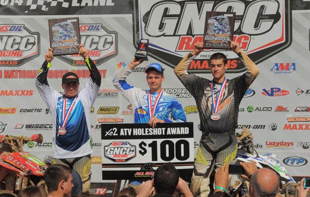 fowler races to checkers at maxxis general gncc, Maxxis General GNCC XC2 Podium