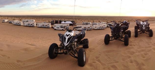 a newbie s guide to atv riding in glamis video, Yamaha Glamis Camp