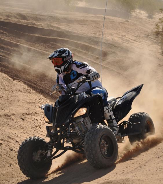 a newbie s guide to atv riding in glamis video, 2014 Yamaha Raptor 700R SE Worm Track