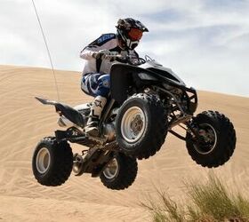 a newbie s guide to atv riding in glamis video, 2014 Yamaha Raptor 700R SE Jump