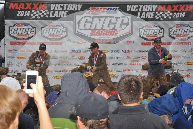 borich earns record breaking 69th win at fmf steele creek gncc, FMF Steele Creek GNCC XC1 Podium