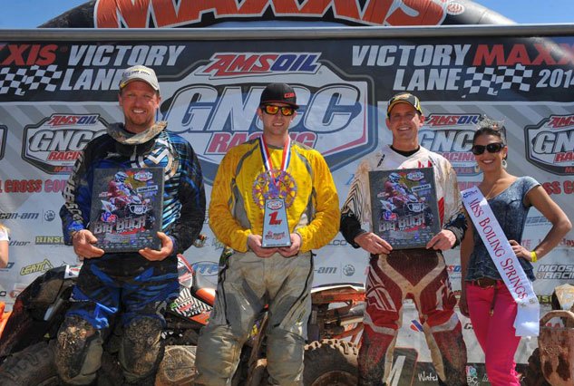 borich fights off fowler to win big buck gncc, Big Buck GNCC 4x4 Podium