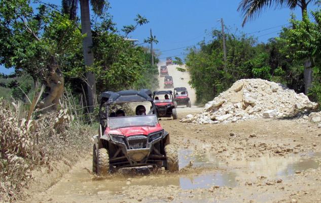 atv trails off road riding in the dominican republic, Dominican Republic UTV Ride Mud