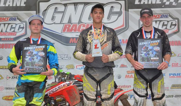 borich outduels fowler and bithell to win limestone 100 gncc, XC2 Podium Limestone 100 GNCC