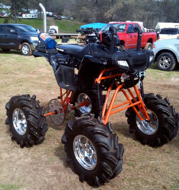 top 10 wildest mud machines, Wild Mud Machines Mini Polaris Sportsman