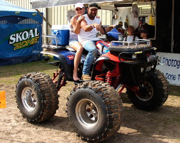 top 10 wildest mud machines, Wild Mud Machines Polaris Sportsman Big Wheel