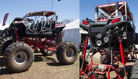 top 10 wildest mud machines, Wild Mud Machines Polaris RZR Crazy Lift Kit