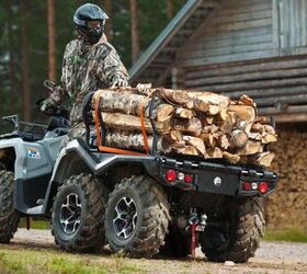 2015 can am atv and utv lineup unveiled, 2015 Can Am Outlander 6x6 Action Rear