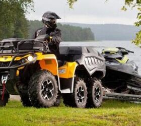 2015 can am atv and utv lineup unveiled, 2015 Can Am Outlander 6x6 Action Towing