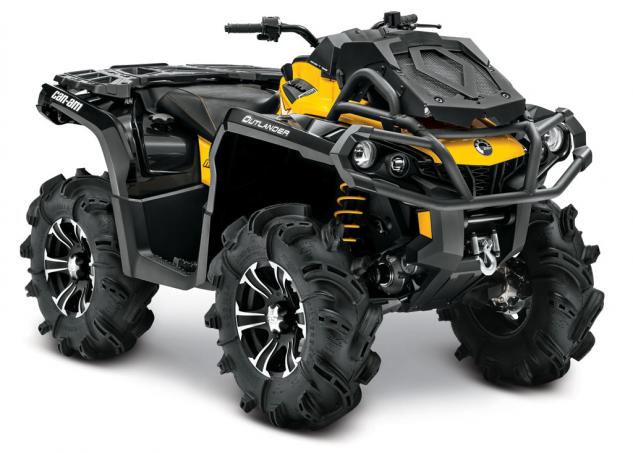 2015 can am atv and utv lineup unveiled, 2015 Can Am Outlander 800R X mr Front Right