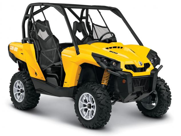 2015 can am atv and utv lineup unveiled, 2015 Can Am Commander 800R DPS Yellow