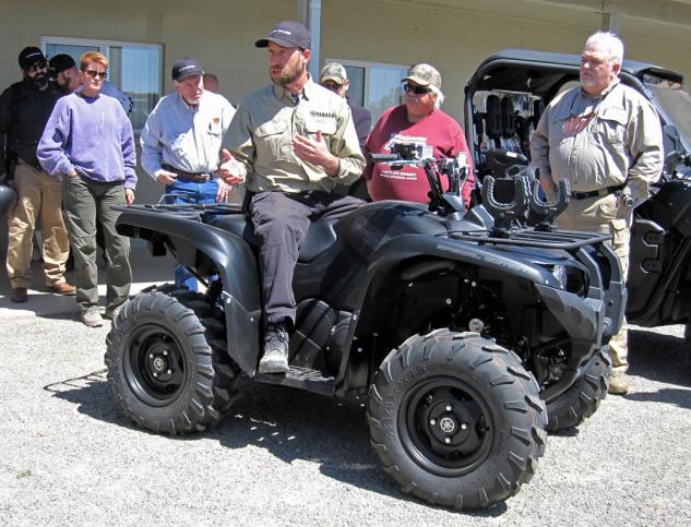 off road riding and tactical training part i, 2014 Yamaha Grizzly 700 Tactical Black