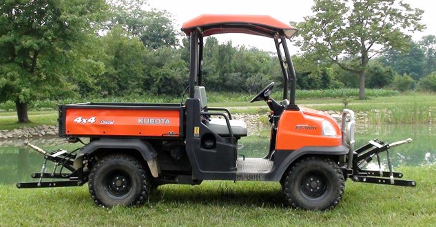 inside utv hitchworks, Kubota RTV with Double Hitch