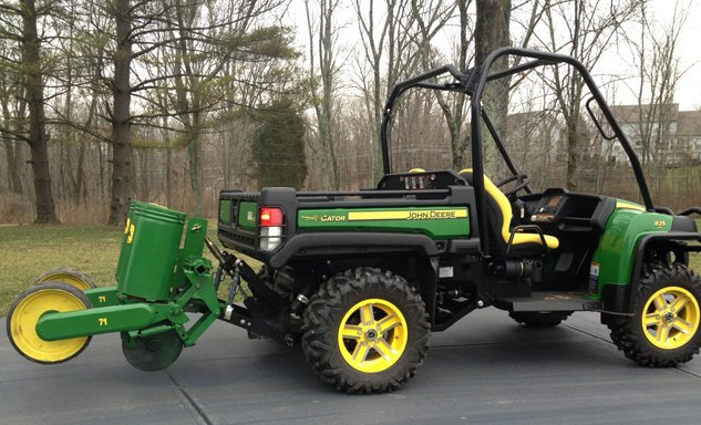 inside utv hitchworks, UTV Hitchworks John Deere Gator with Planter