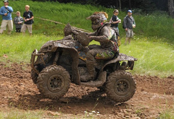 buckhannon rides can am renegade to snowshoe gncc 44 win, Tanner Bowles Snowshoe GNCC