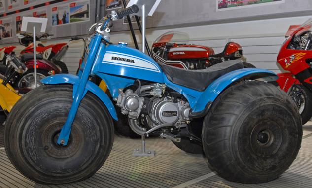 atv heritage on display at honda museum, Honda Museum Vintage Honda ATC 90