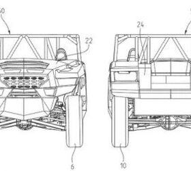 polaris working on innovative utility vehicle, Polaris Utility Patent Front and Rear View