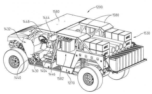 polaris working on innovative utility vehicle, Polaris Utility Patent Military Vehicle
