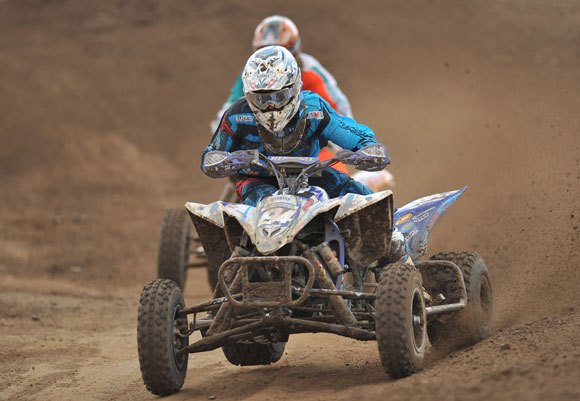 yamaha and chad wienen celebrate atvmx championship, Thomas Brown YFZ450R