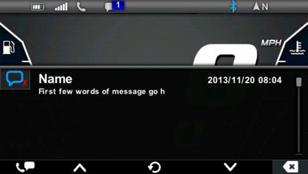 inside the polaris interactive digital display, Polaris Interactive Digital Display Text Message