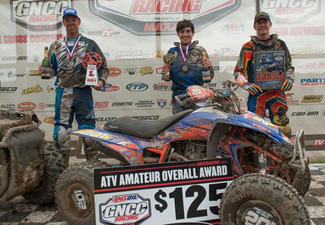 fowler bests borich at unadilla gncc, Unadilla GNCC Morning Podium