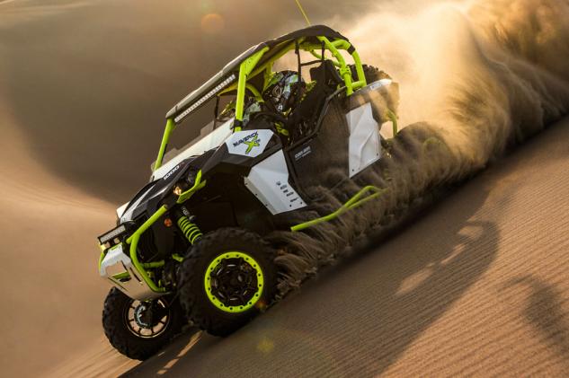 121 horsepower can am maverick x ds turbo unveiled, 2015 Can Am Maverick X ds Turbo Action Dunes