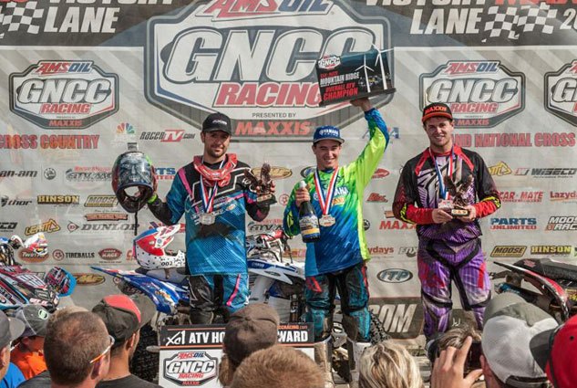 fowler closes points gap with win at mountain ridge gncc, Mountain Ridge GNCC XC1 Podium