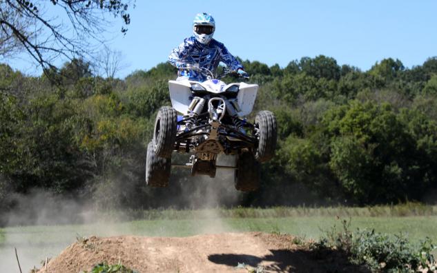 yamaha yfz450r project budget mx racer, 2014 Yamaha YFZ450R Project Action Jump Front