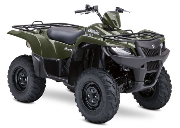 suzuki updates kingquad 500axi for 2015, 2015 Suzuki KingQuad 500AXi Green