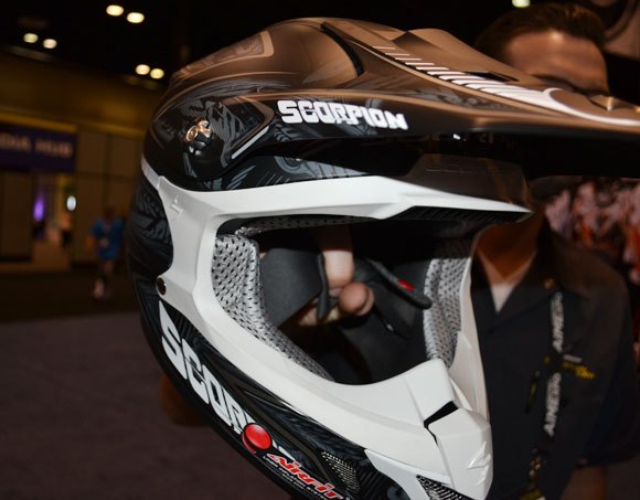 2014 aimexpo scorpion helmets, Scorpion VX R70
