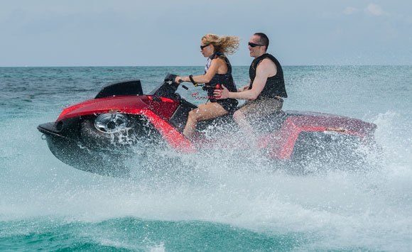 2014 aimexpo gibbs quadski test ride video, Gibbs Quadski Action Profile