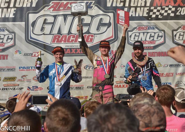 borich earns sixth straight gncc championship, Ironman GNCC XC1 Podium