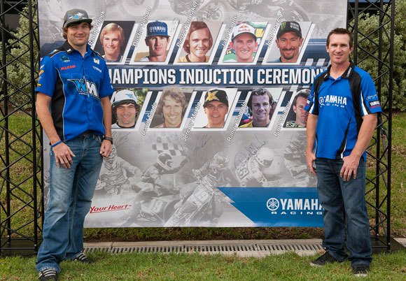 yamaha raises 80 000 for feed the children, Chad Wienen Dustin Nelson