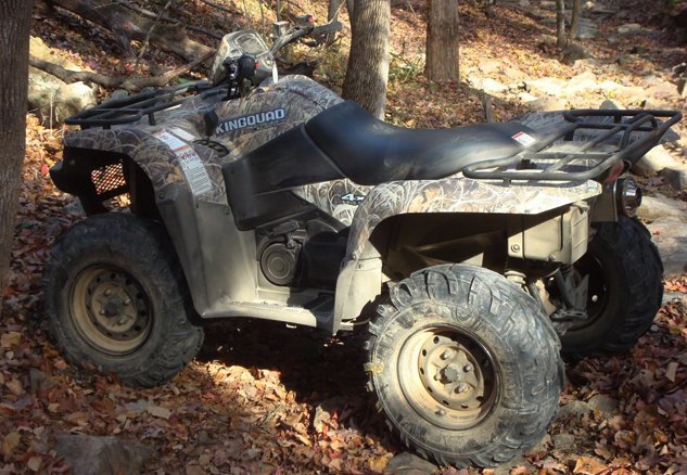 atv answerman january 2015, Suzuki KingQuad 450