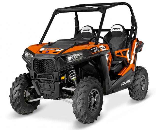 polaris releases 2015 limited edition models, 2015 Polaris RZR 900 EPS Trail Gloss Nuclear Sunset