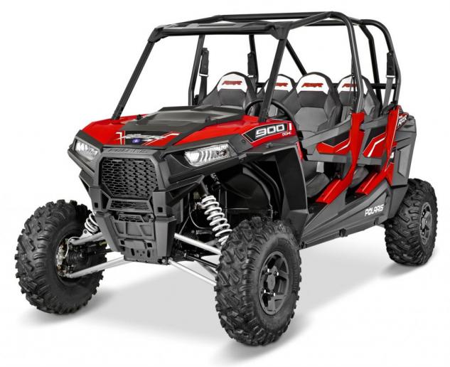 2015 polaris rzr 4 900 eps unveiled, 2015 Polaris RZR 4 900 Red 3 4 View