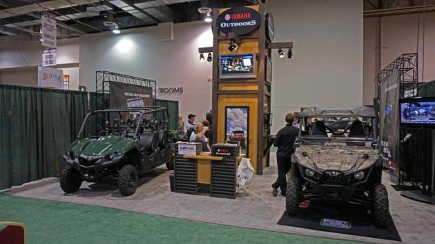 2015 shot show goes off road, SHOT Show Yamaha Booth