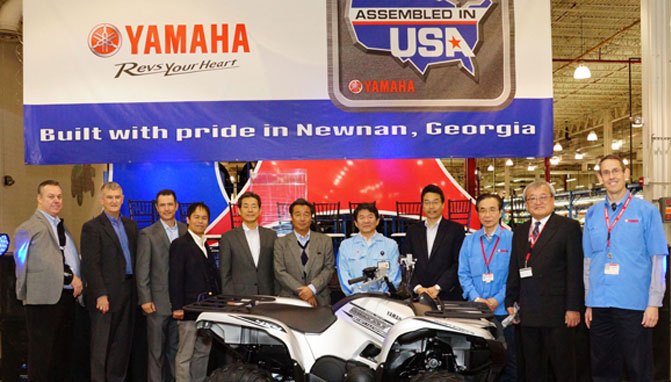 yamaha produces 3 millionth vehicle at georgia facility