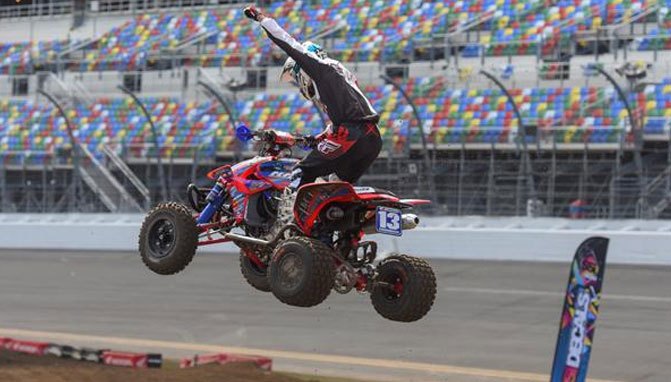 Natalie Wins Inaugural ATV Supercross at Daytona
