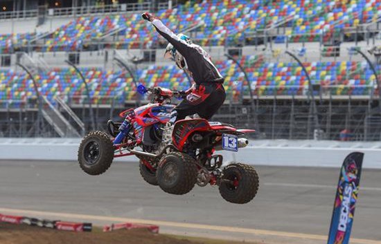 natalie wins inaugural atv supercross at daytona, John Natalie Daytona Supercross