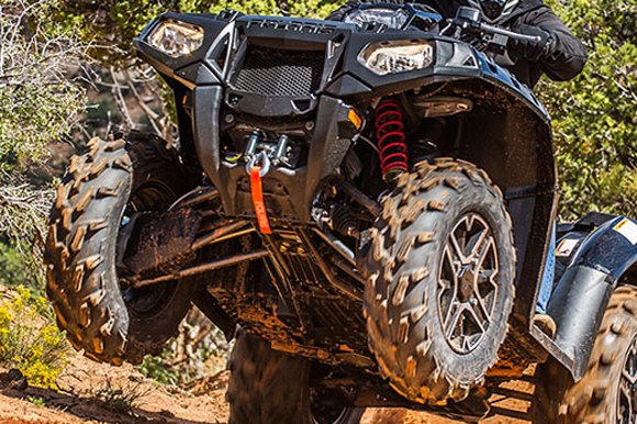 top 10 spring atv maintenance tips, Polaris ATV Suspension