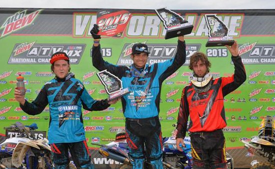 wienen wins atvmx georgia national, Georgia National MX Podium