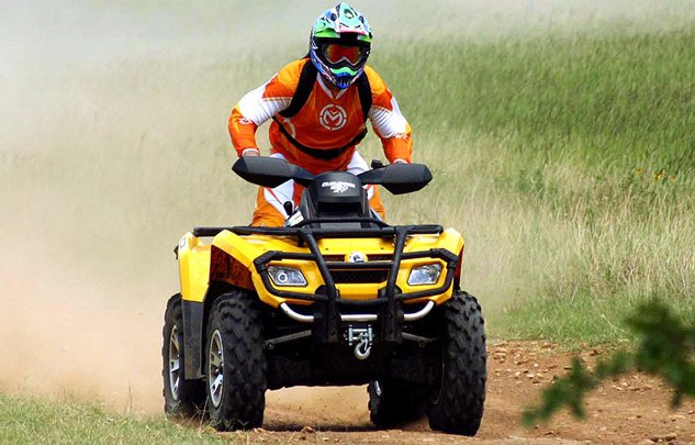 atv answerman april 2015, Can Am Outlander 400