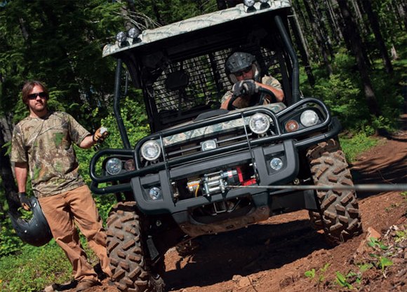 top 10 tips for using your atv or utv winch, John Deere Winch Action