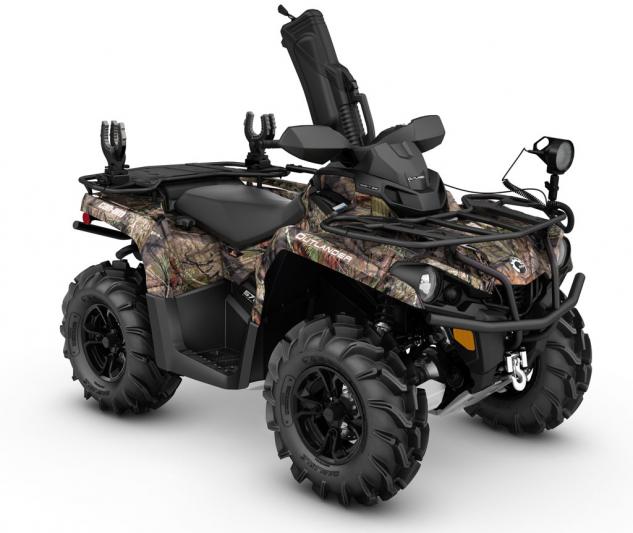 2016 can am outlander l 570 preview, 2016 Can Am Outlander L Mossy Oak Hunting Edition Front Right