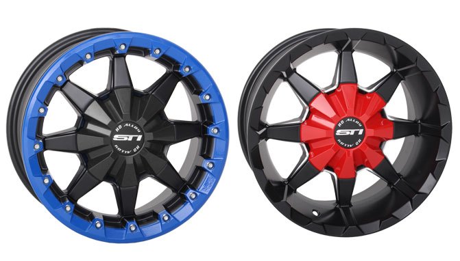 sti offering full coverage center caps for wheels