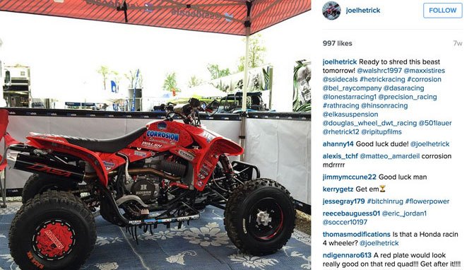 atv racing sponsorship the power of social media